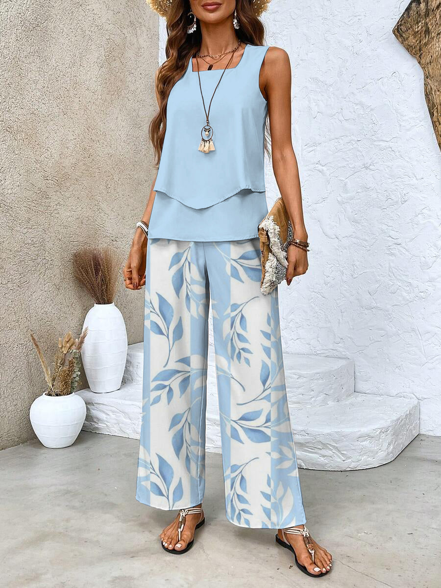 Conjunto de verano elegante de dos piezas