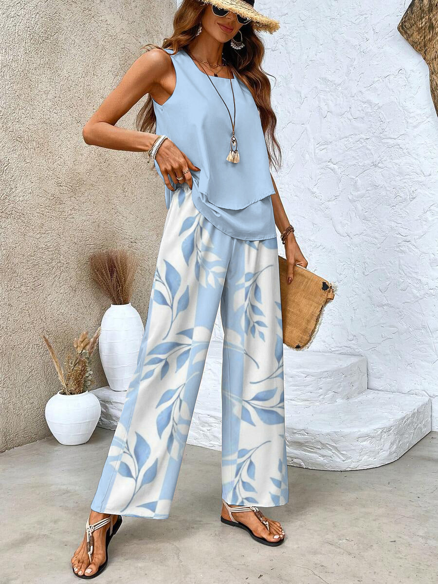 Conjunto de verano elegante de dos piezas