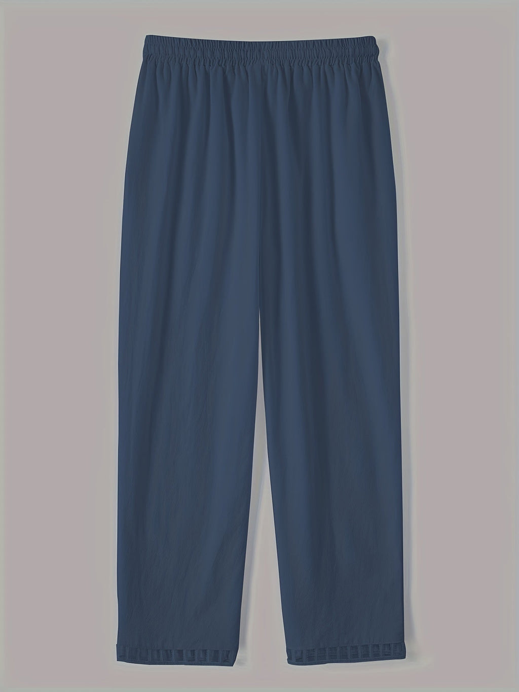 Pantalones cropped relajados con detalles en contraste