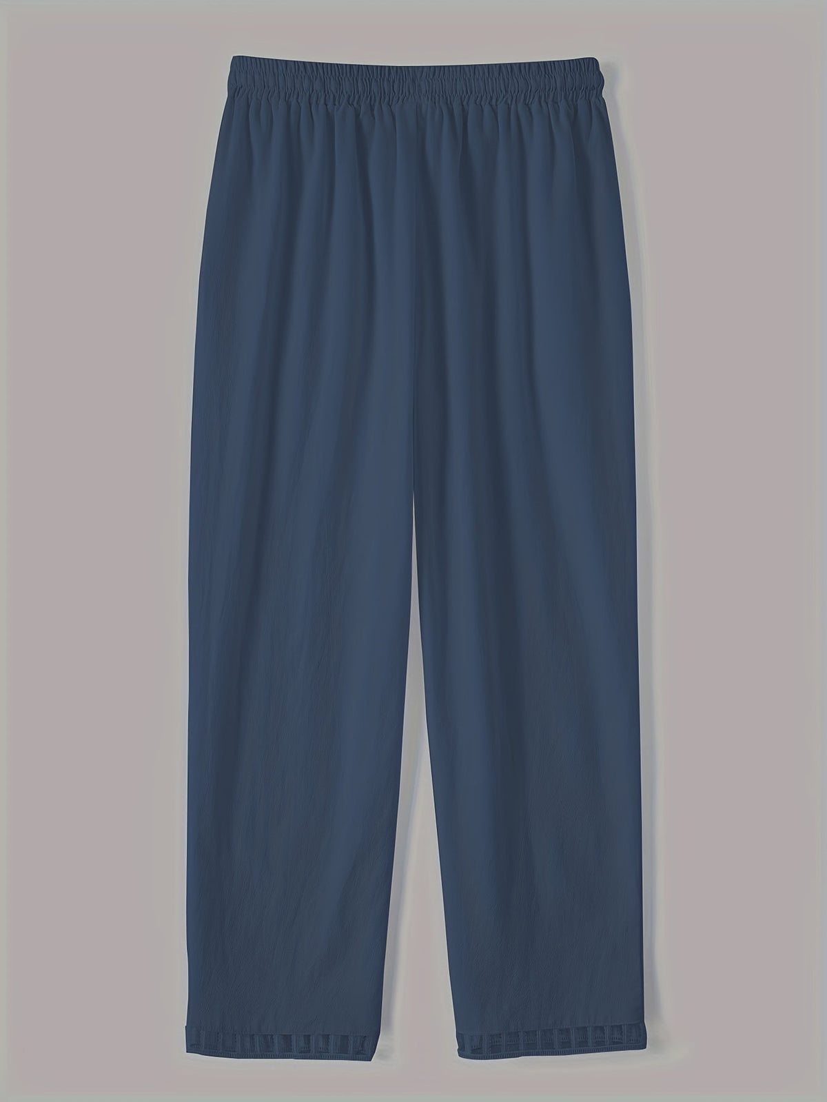 Pantalones cropped relajados con detalles en contraste