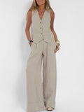 Completo Leisure in Cotone: Gilet e Pantaloni