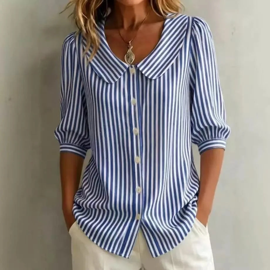 Blusa casual de rayas