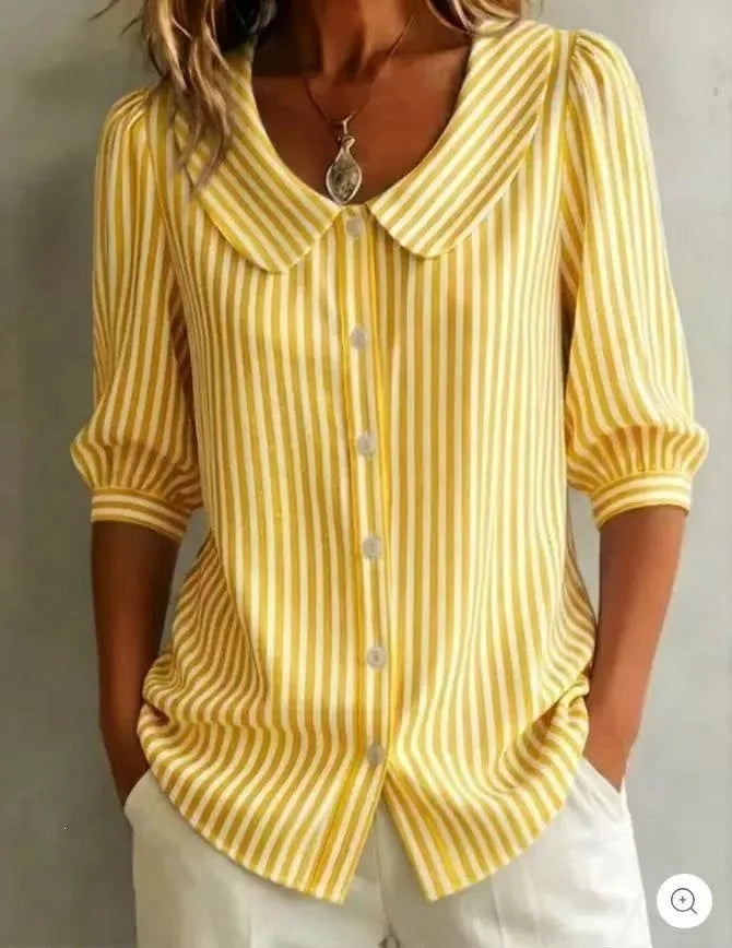 Blusa casual de rayas
