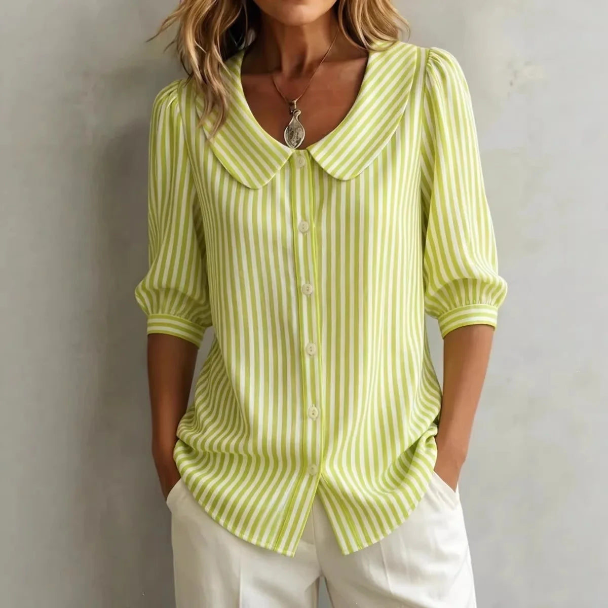 Blusa casual de rayas