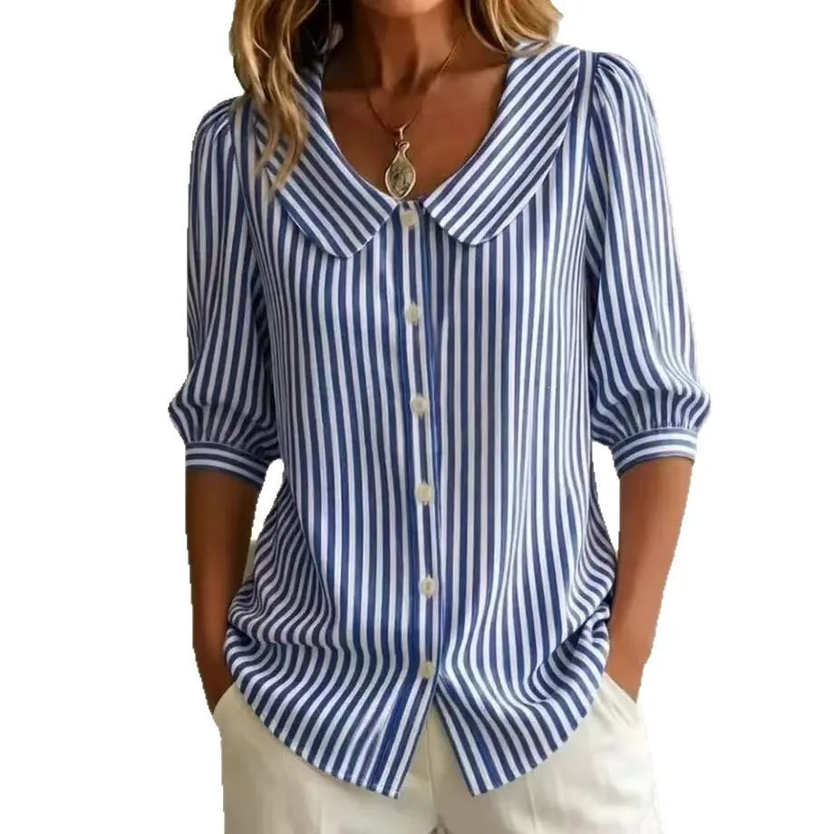 Blusa casual de rayas