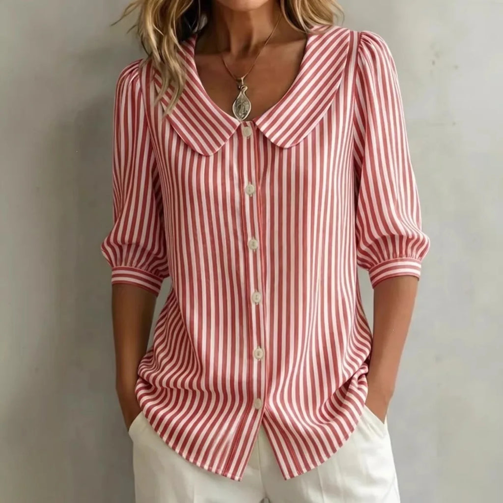 Blusa casual de rayas