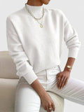 Suéter Elegante de Cuello Alto